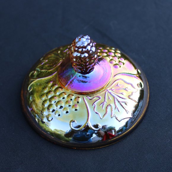 Amber Carnival Candy Dish - Picture 5 of 8